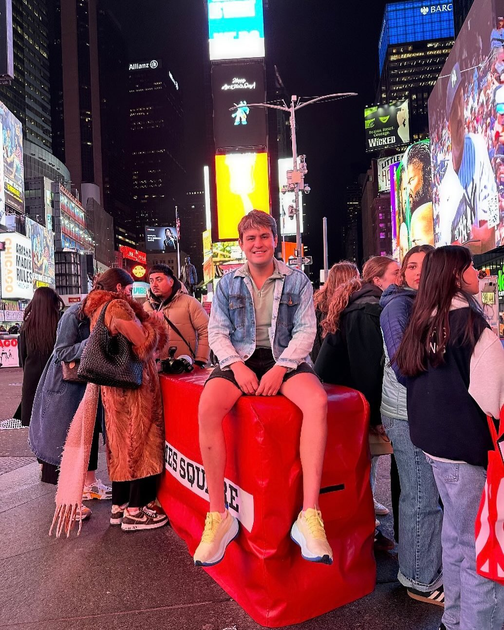 Diego, aluno da mentoria, em Nova York